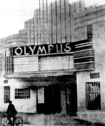 The marquee and entrance of the Olympus Theatre. - , Utah